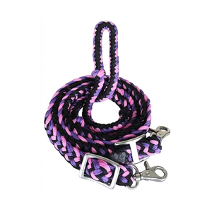 Premium Quality Heavy Duty Braided <b>Nylon</b> Equestrian Lead Anti Rust Snap <b>Hook</b> Multi Color Horse Lead Training Horse <b>Nylon</b> Rein - Product Image 1