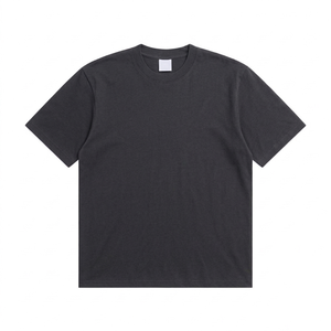 เสื้อยืดคอกลมผู้ชาย ผ้าฝ้ายถักคุณภาพพรีเมียม 100% ระบายอากาศได้ดี สวมใส่สบาย สีพื้น น้ำหนักเบา ทันสมัย - Product Image 3