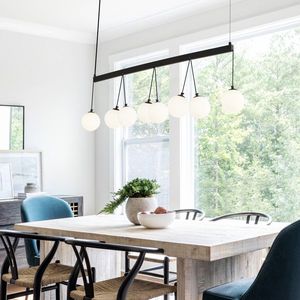 Lampadario a Sfera Brogan con 8 Luci, Lampada a Sospensione Elegante (Lampadina Non Inclusa) - Product Image 1