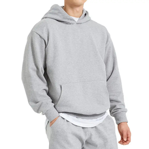 Sudadera con Capucha para Hombre, Personalizable con Logotipo, Estilo Urbano, Sin Cordones, Lisa, 100% Algodón Grueso, Estampada, 2026 - Product Image 3
