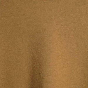 เสื้อยืดคอกลมแขนสั้นทรงปกติสำหรับผู้ชาย สีมัสตาร์ด ผ้าเจอร์ซีย์คอตตอน 100% แต่งขอบตัดกัน สไตล์ลำลอง ระบายอากาศได้ดี น้ำหนัก 220 กรัม รับสั่งทำ - Product Image 6