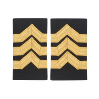 Épaulettes d'uniforme personnalisées en PVC/Nylon, multifonctionnelles, style uni et tendance, avec broderie écologique et logo sur mesure
