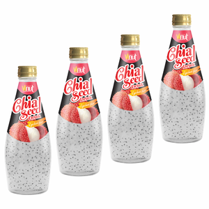 เครื่องดื่มเมล็ดฝรั่ง290มล. ปราศจากน้ำตาลฉลากส่วนตัวตัวอย่างฟรีราคาจากโรงงานโดยตรง OEM สำหรับผู้ซื้อจำนวนมาก - Product Image 1