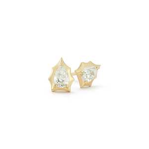 1.50 Carat Pear Cut Lab Grown Diamond <b>Stud</b> <b>Earrings</b> Dainty Minimalist Everyday Wear Women's Jewelry 14k 18k Solid Gold Wholesale - Product Image 3