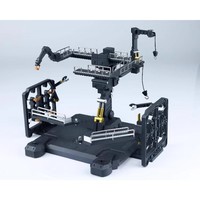 1/144 Skala Plastik ABS Mecha Maintenance Hangar Display Base Universal Robot Repair Platform Diorama Stand Model DIY Toy