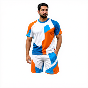 Conjunto de Camisa y Pantalones Cortos Hawaianos Personalizados con Estampado Tropical, Ropa Ligera para Vacaciones de Verano, Ropa de Playa para Vacaciones en Resorts y Cruceros - Product Image 1