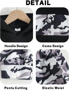 Ensemble de vêtements d'été pour enfants, t-shirt à imprimé graphique et short, tenue décontractée pour garçons et filles, streetwear deux pièces - Product Image 4