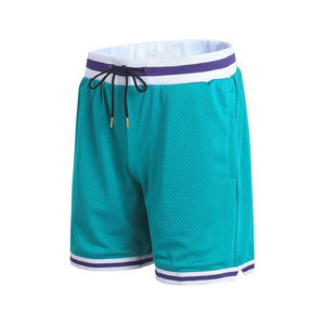 Pantalones Cortos de Baloncesto para Hombre, de Malla, Secado Rápido, Atléticos, con Cordón, Ligeros, para Entrenamiento y Running - Product Image 1
