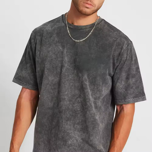High Quality Wholesale Cotton <b>Men</b> <b>T</b>-<b>shirt</b> Streetwear Sleeveless <b>T</b>-<b>shirt</b> Heavyweight ASID Washed <b>T</b>-<b>shirt</b> for <b>Men</b> Oversize - Product Image 3