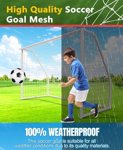Waising Portable 6x5x3.5ft équipement d'entraînement sportif de but de football en plastique pour tous les âges pour la pratique en arrière-cour - Product Image 3