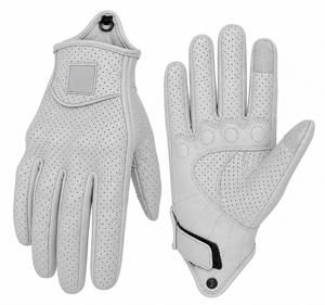 Custom Men Motorcycle Carbon Fiber <b>Gloves</b> Reflective Street Riding All Season OEM ODM Low MOQ - Product Image 5