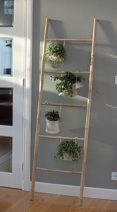 Eco Friendly Handicraft Bamboo Ladder Towel Rack / Bamboo Ladder <b>Shelf</b>/ Decorative Bamboo Ladder in Bath Room Made in Vietnam - Product Image 2