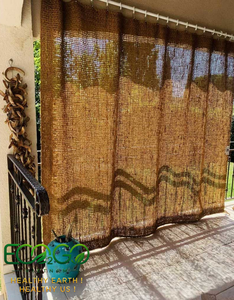 Store enrouleur extérieur en fibre de coco naturelle, pare-soleil tissé en coco pour balcon, écran en fibre de coco Eco2go Vietnam - Product Image 2
