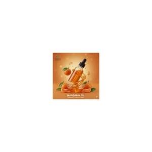 Huile aromatique de mandarine 100% pure, extrait de peau, qualité industrielle, certifiée ISO/GMP, huile essentielle de haute qualité pour une utilisation à long terme - Product Image 1