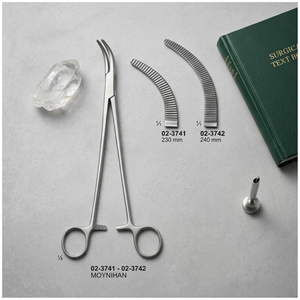 Pinzas de Arteria Moynihan de 23 cm con Mandíbulas Curvas - Pinzas Hemostáticas de Grado Médico con Articulación de Caja - Instrumentos Quirúrgicos - Product Image 2