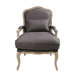 Sofá individual de diseños clásicos hechos a mano de alta calidad para sala de estar, muebles de madera cómodos para villas a los mejores precios - Product Image 2