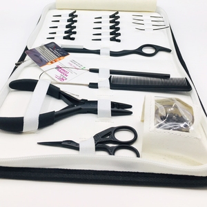 Offre Spéciale : Kit d'Outils pour Extensions de Cheveux en Acier Inoxydable Hooper Company – Pinces Micro-Boucles, Clips, Rasoirs de Barbier, Aiguilles – Logo Personnalisé - Product Image 3