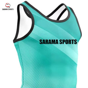 Fabricante de Uniformes de Lucha Libre, Suministro al por Mayor de Singletes de Lucha Libre, Resistentes a la Decoloración, Impresión por Sublimación - Product Image 5