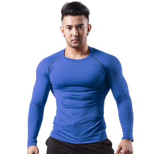 Men <b>Compression</b> Long Sleeve Gym Workout Tees Quick Dry Fitness Gym Wear for Summer Sports Training <b>Shirt</b> <b>compression</b> <b>shirt</b> - Product Image 4
