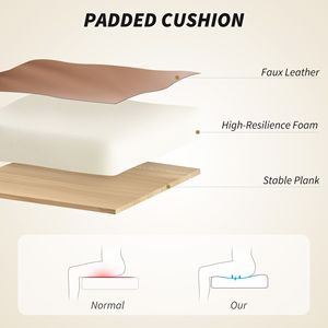 Sedia da Ufficio Reclinabile in Ecopelle con Supporto Lombare e Massaggio, Altezza Regolabile, Ideale per Ufficio Domestico Adatto agli Animali Domestici - Product Image 6