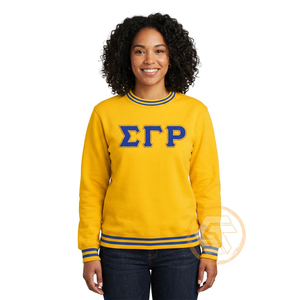 Sweat-shirt personnalisé de haute qualité pour femmes GREEK TREASURES, Sigma Gamma Rho, automne/hiver, en molleton de coton 500g, écologique - Product Image 3