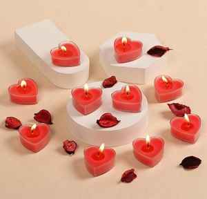 Velas Aromáticas de Cera de Soya en Forma de Corazón Rojo Romántico |   Decoración Ecológica Hecha a Mano para el Día de San Valentín y Aniversarios - Product Image 2