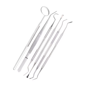 Nouveau kit d'hygiène buccale manuel 3/6/8 pièces, ensemble d'outils de nettoyage dentaire en acier inoxydable pour soins dentaires et instruments chirurgicaux pour animaux de compagnie - Product Image 5