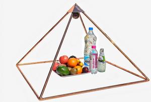 Ensemble de pyramides en cuivre naturel pur pour la manifestation de la prospérité, la croissance de carrière et la création d'un environnement positif, disponible en gros - Product Image 5