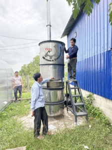 Machine à vapeur pour noix de cajou de grande capacité (300 kg par lot) fabriquée au Vietnam pour la transformation des noix - Vente en gros - Product Image 3