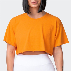 Servicio OEM, Ropa de Moda, Estilo Urbano, Camisetas Cortas para Mujer, Secado Rápido, Moda Urbana, Venta en Línea, Camisetas Cortas para Mujer - Product Image 3