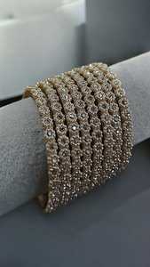 MN EXPORTS Handmade Brass Bangle <b>Bracelet</b> <b>for</b> <b>Women</b> Classic Elegant Traditional Wedding Jewelry <b>for</b> Daily and Party Wear - Product Image 2