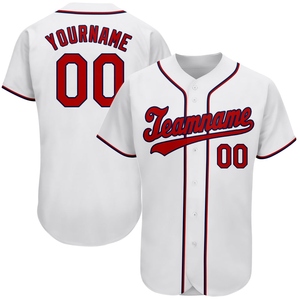 Wholesale Best Selling OMMIZ INDUSTRY Custom Women's White Royal-<b>Red</b> V-Neck <b>Cropped</b> Baseball Jersey - Product Image 4