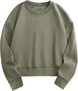 Sweat-shirt à capuche en coton personnalisé pour femmes, sweat-shirt oversize uni pour femmes, sweat-shirts à capuche personnalisés pour femmes - Product Image 2