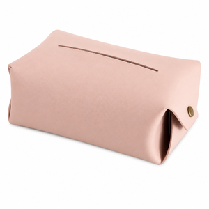 Caja de pañuelos de cuero rectangular con herrajes decorativos, dispensador de pañuelos decorativo para el hogar, hotel o coche - Product Image 3