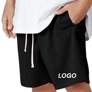 Fitness & Casual Style Mesh Shorts for Basketball Gym Athletic Double <b>Layer</b> Mesh Shorts for Men - Product Image 1