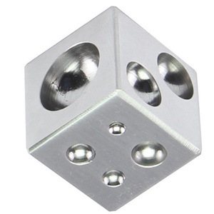 JIPSY Jewelry Stainless Steel Dapping Block 1"X 1" X 1 Square Forming <b>Tool</b> Half Sphere Dome Shaping Block 12 Sizes Cavities - Product Image 4
