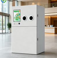 Distributeur automatique de bouteilles en plastique à haute efficacité, machine de recyclage intelligente, distributeur automatique de bouteilles en plastique commercial
