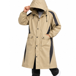 Wholesale Packable Hooded <b>Rain</b> <b>Coat</b> for Travel Custom Sizing Packable Design Travel Essentials Wholesale Supply Custom Packaging - Product Image 1