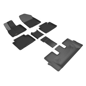 Alfombrilla de Piso Kagu 3D MAXpider Personalizada (Negra) Compatible con Hyundai Palisade 2026+ - Juego Completo - Product Image 1