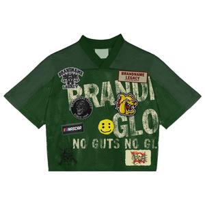 Venta al por Mayor de Fábrica, Jersey Deportivo de Malla de Poliéster con Logotipo Personalizado, para Fútbol, Baloncesto, Impresión por Sublimación - Product Image 3