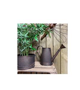 Regadera de Metal Estilo Vintage con Boquilla Larga, Construcción de Hierro Resistente para Plantas de Interior y Exterior, Decoración del Hogar - Product Image 1