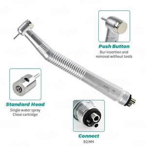 หัวกรอฟันความเร็วสูง Dental Pana Air แบบ 2/4 รู พร้อมปุ่มกด ระบบพ่นน้ำเดี่ยว สำหรับทันตแพทย์ - Product Image 3