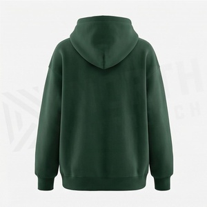 Sweat-shirt à capuche unisexe oversize vierge respirant pour le sport et le streetwear, personnalisable en couleur, vente en gros - Product Image 2