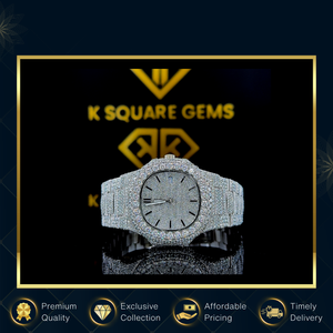 ผู้ส่งออกขายส่งคุณภาพสูง นาฬิกาข้อมือควอตซ์อัตโนมัติแบบอนาล็อก สำหรับทุกเพศ สายแก้วมอยส์ซาไนต์ กันน้ำ 3 เมตร หรูหรา - Product Image 6