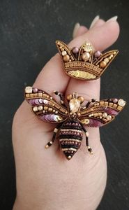 Premium Quality MD HANDICRAFTS Handmade Embroidered Brooch with Colorful Bead Embellishments for Wedding for Ages 16-20 - Product Image 6