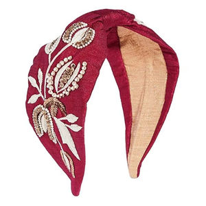 ที่คาดผมประดับลูกปัดทำมือ แฟชั่นสำหรับผู้หญิง ดีไซน์เนอร์ ขายส่ง ราคาถูก - Product Image 1