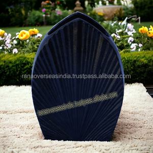 Traditional Wholesale Modern Aluminium Flower Vase Table <b>Top</b> Decor Metal Flower Pot in Black Tone for Party <b>Wedding</b> - Product Image 2
