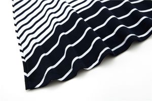 ODM Taiwan เดรสแขนกุดสำหรับเด็กผู้หญิงลายทางขาวดำ - Product Image 6