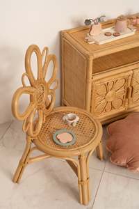 Encantadora Silla Infantil de Ratán, Silla Tejida a Mano, Silla de Descanso, Silla Decorativa para Sala de Juegos, Asiento Confortable - Product Image 6