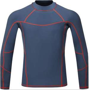 Chemise de compression unisexe légère à manches longues en Spandex/Nylon, respirante, séchage rapide, avec logo personnalisé par sublimation, fabrication en usine - Product Image 5